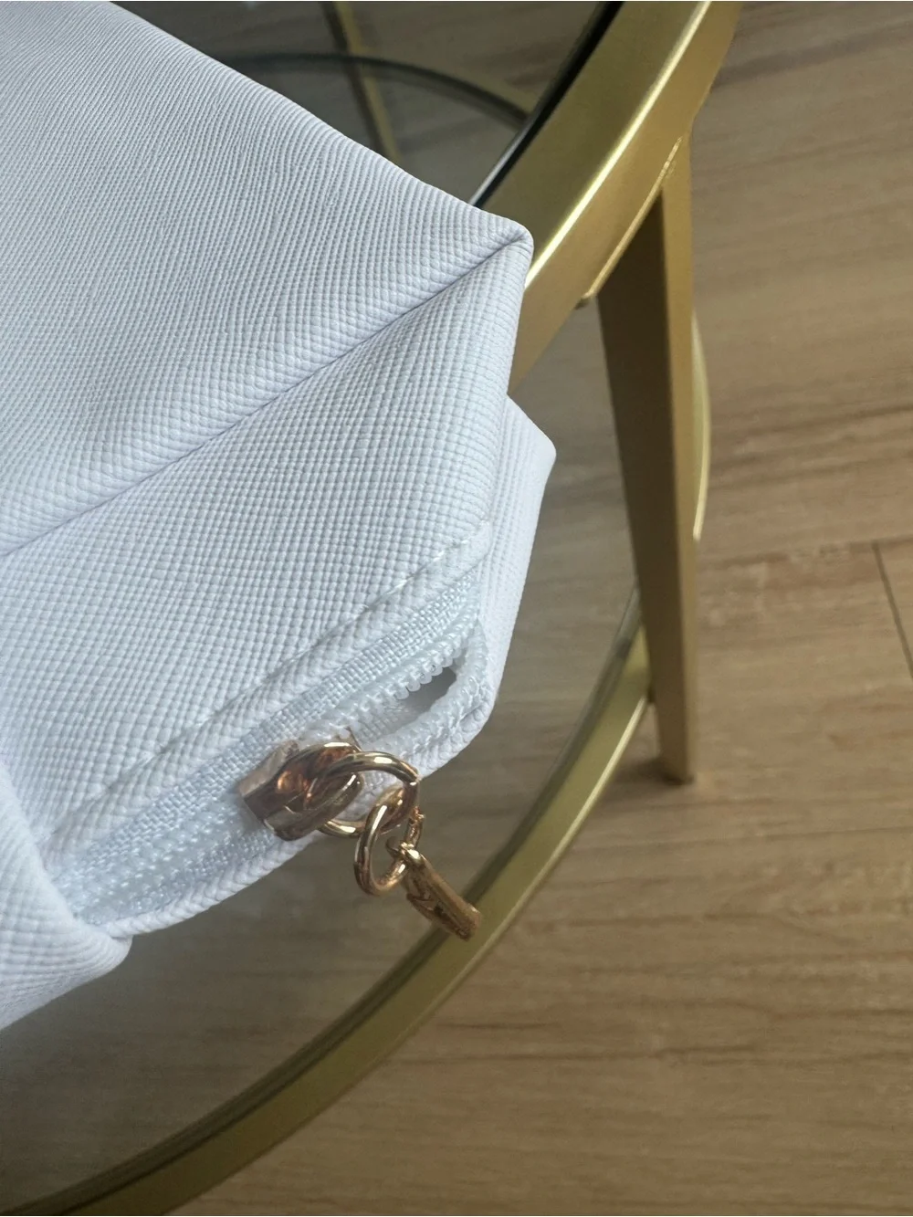 White Pearl-Embellished Bride bag - MRS